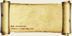 Jana Dimitrijević vizit kartica